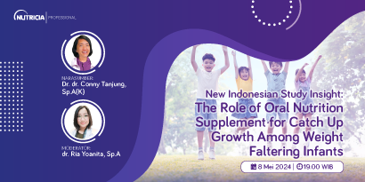 New Indonesian Study Insight: The Role of Oral Nutrition Supplement for Catch Up Growth Among Weight Faltering Infants